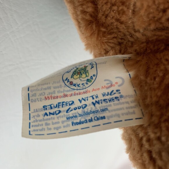 Build a Bear Plush Stuffed Puppy Dog Animal Floppy Ears Light Brown 11" Sitting - Picture 7 of 8